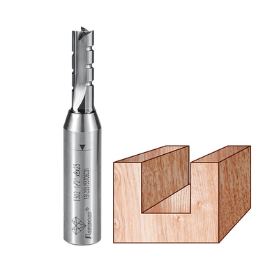 Ba cạnh cacbua TCT Bit thẳng, Máy phay CNC chế biến gỗ có khe