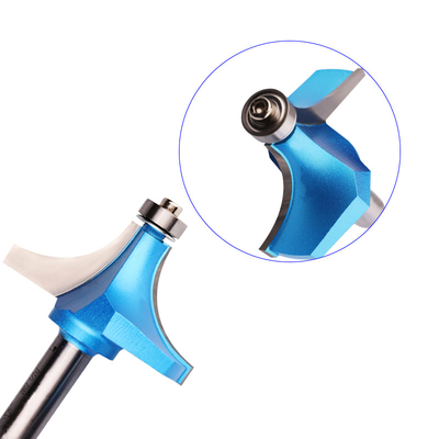 Công cụ cắt CNC góc cắt tròn có vòng bi bộ định tuyến gỗ bộ định tuyến
