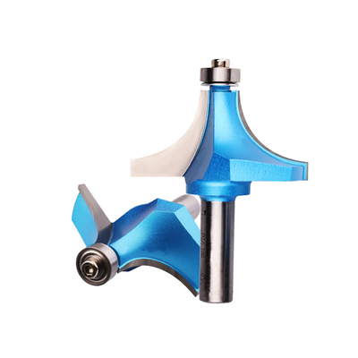 góc vòng trên vòng bi bộ định tuyến bit mài cắt Solid Carbide CNC bộ định tuyến bit cho gỗ