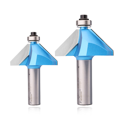 Lamboss tùy biến 45 độ Chamfer Bit với vòng bi máy cắt mài gỗ Router Bit