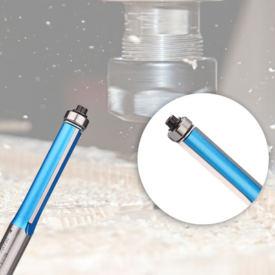 Lamboss Đường thẳng với vòng bi Công nghiệp gỗ Router Đường dài Blade Đường thẳng với vòng bi