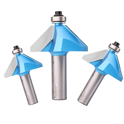 Lamboss Router Bits 45 độ cắt xay TCT Chamfer Bit cho gỗ
