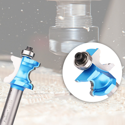 Lamboss Concave Bull Nose Router Bits Làm gỗ nửa vòng cắt bên Bit