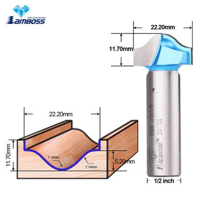 Lamboss Trim Bit cho gỗ OEM CNC Trim Router Bit 1/2 