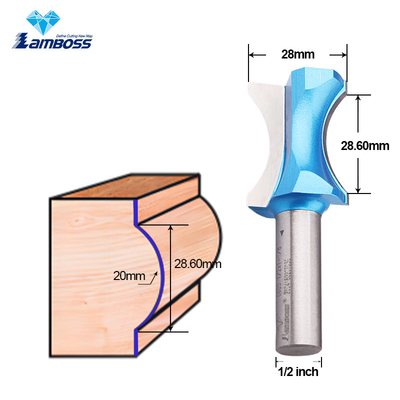 Lamboss Wood Router Bits Convex Edge Router Bit Cho công cụ làm gỗ máy cắt mài