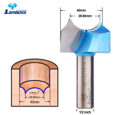 Lambos Dragon Ball Golden Round Knife Bộ định tuyến chế biến gỗ Bit Dragon Ball Bit