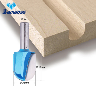 Lamboss Round Nose Bit 6/8/12.7mm gỗ sâu vòng khắc bit vòng máy cắt xay