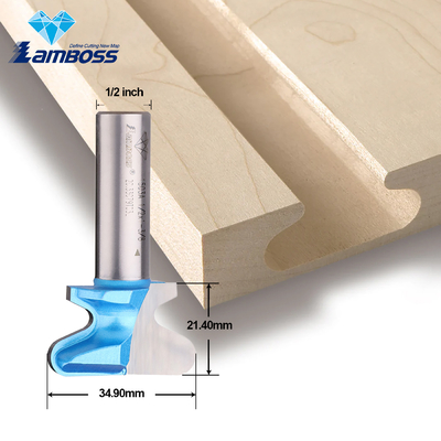 Lamboss End Mill Router Bit For Wood Dovetail Router Bit Một bit hai ngón tay