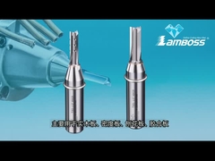 Chống mài mòn hai Flute Router Bit, Anticorrosive thẳng Flute Carbide khoan bit